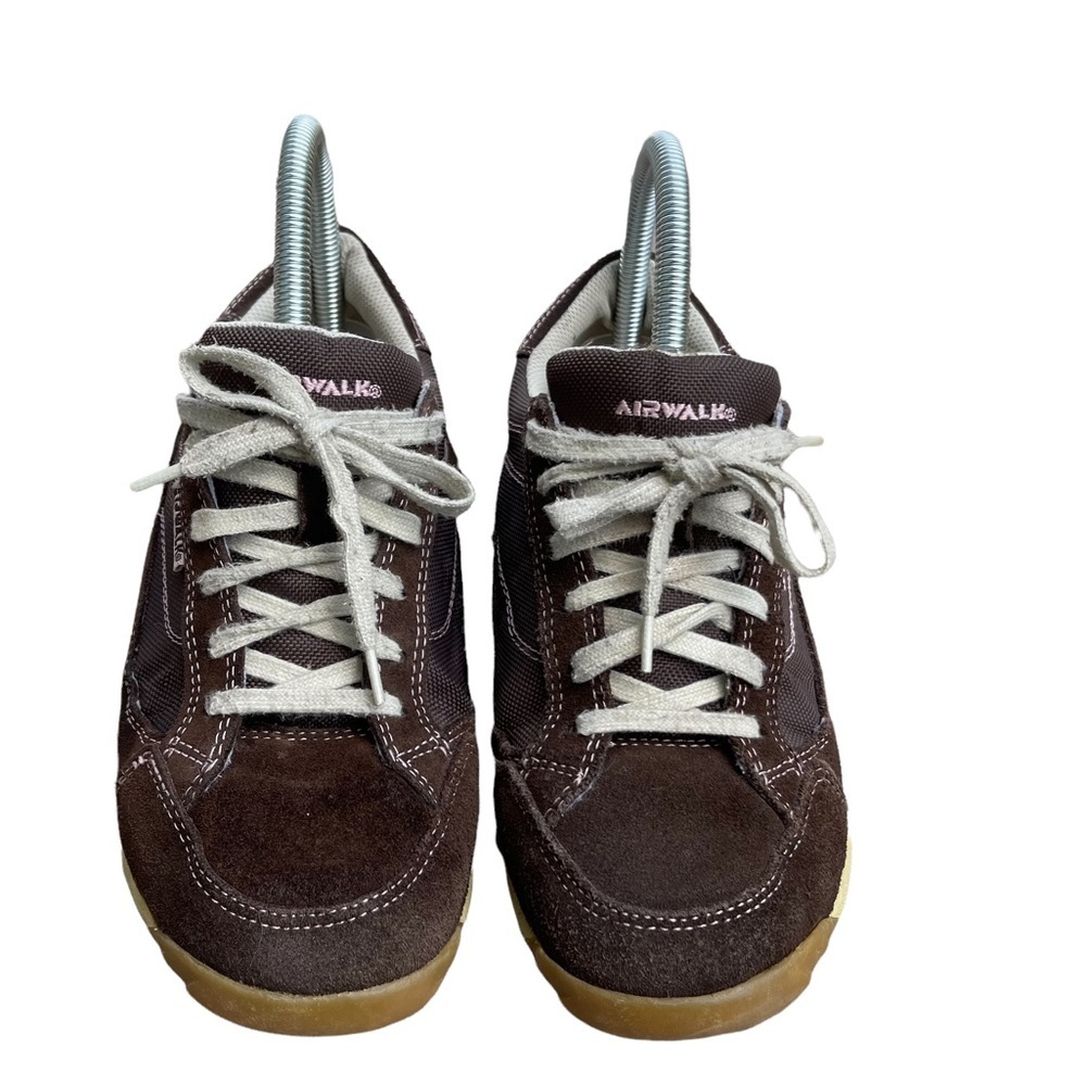 Airwalk Brown‎ Suede Lather Sneaker Size: 7